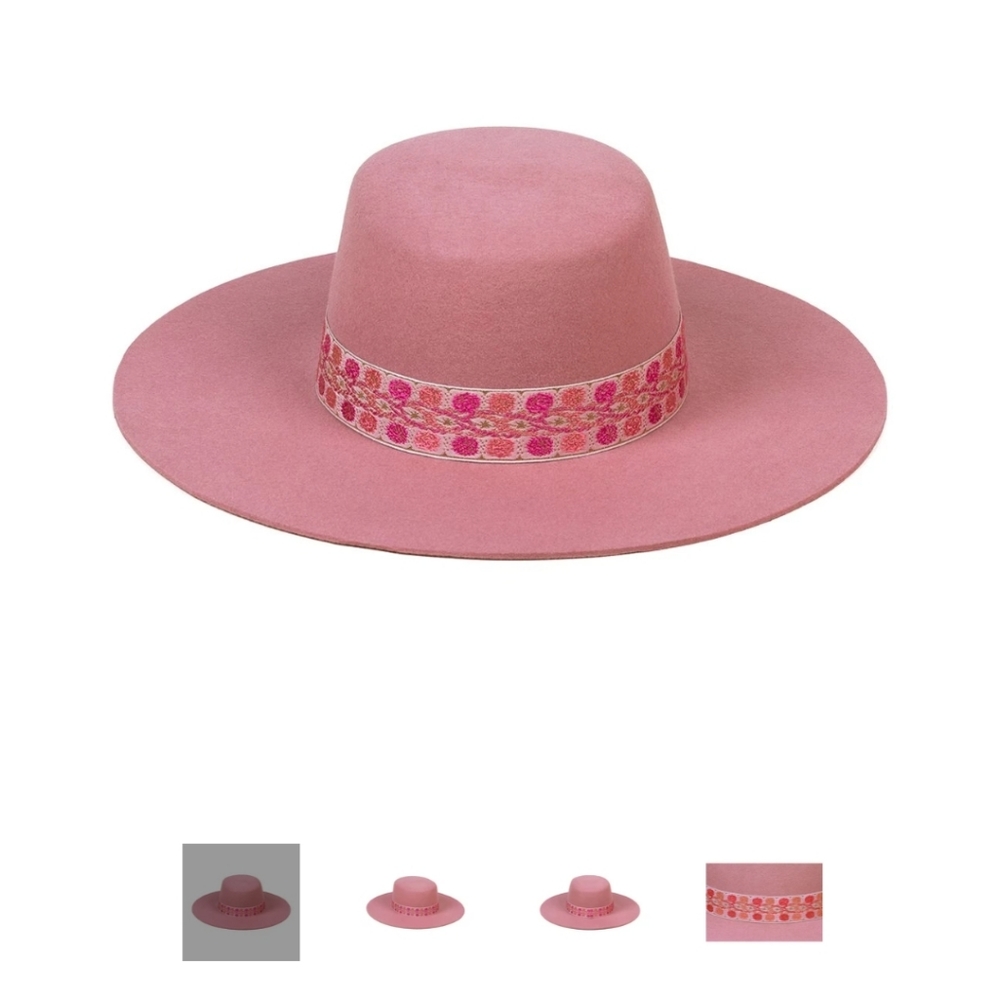 Lack of color pink hat